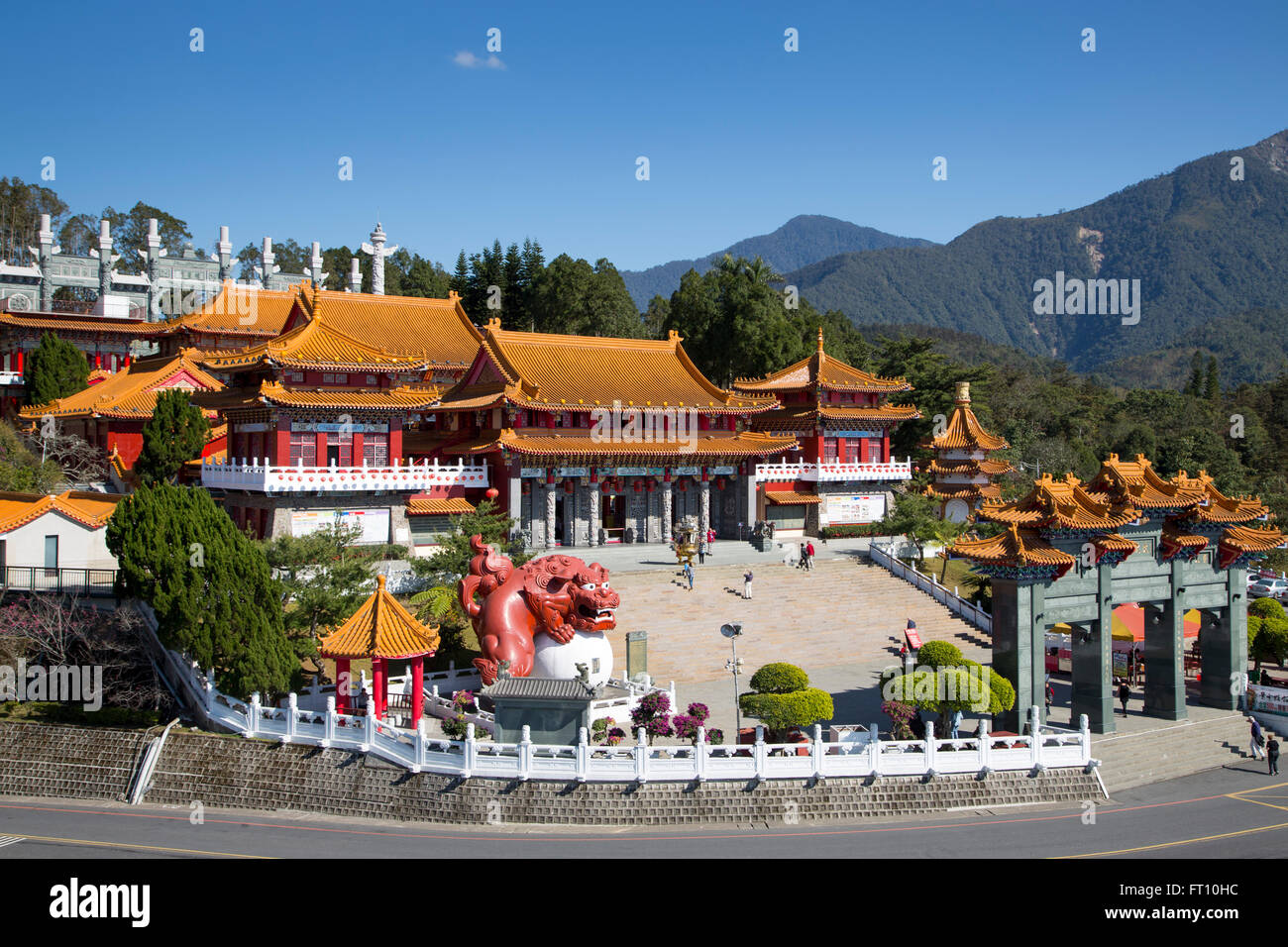 Wenwu Temple Near Sun Moon Lake Yuchi Nantou County Taiwan Stock Photo Alamy