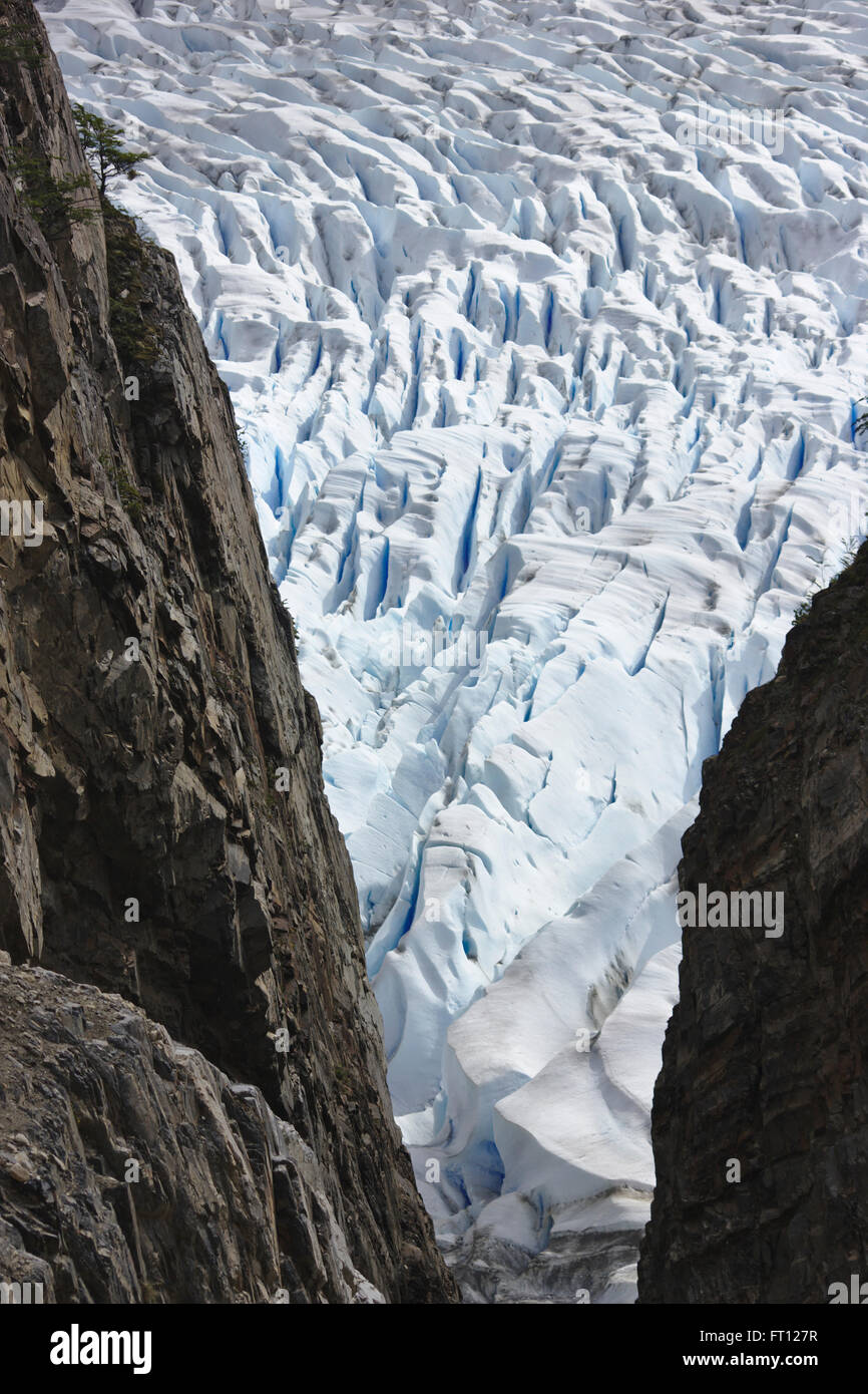 Glaciar Grey (glacier Grey), Torres del Paine National Park, Patagonia, Chile Stock Photo