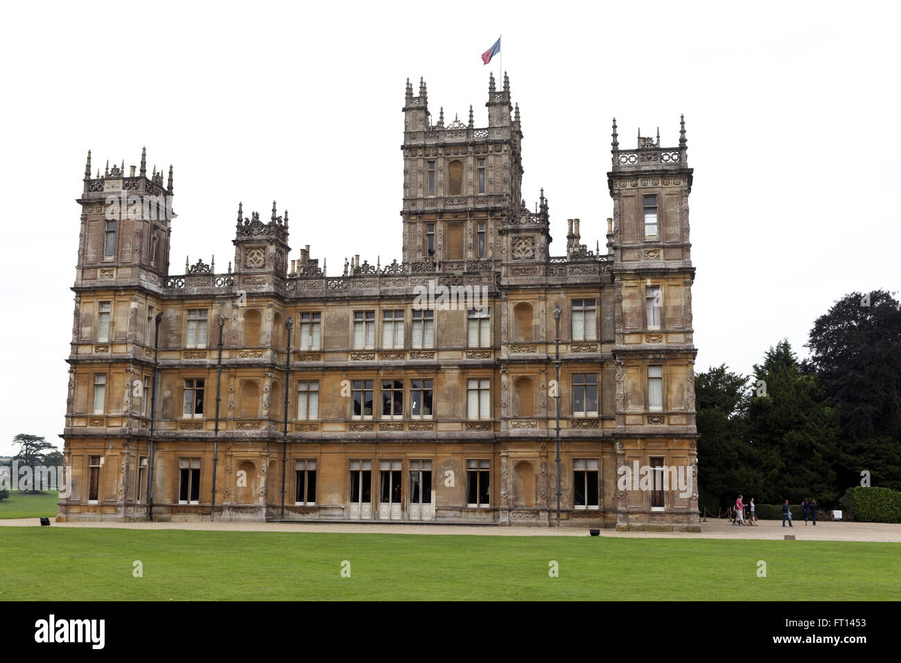 Highclere Castle, TVs Downton Abbey, Newbury, West Berkshire, England, United Kingdom Stock Photo