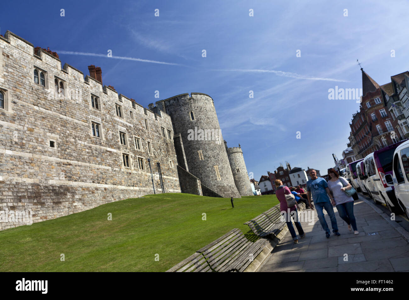 Windsor Castle, Windsor, Berkshire, England, United Kingdom Stock Photo