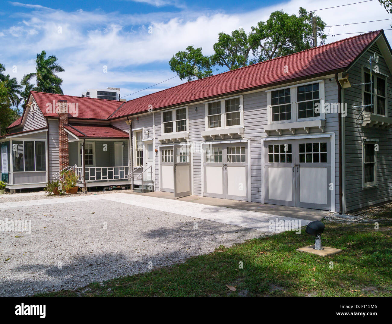 Caretakers House at Edison and Ford Winter Estates in Fort Myers