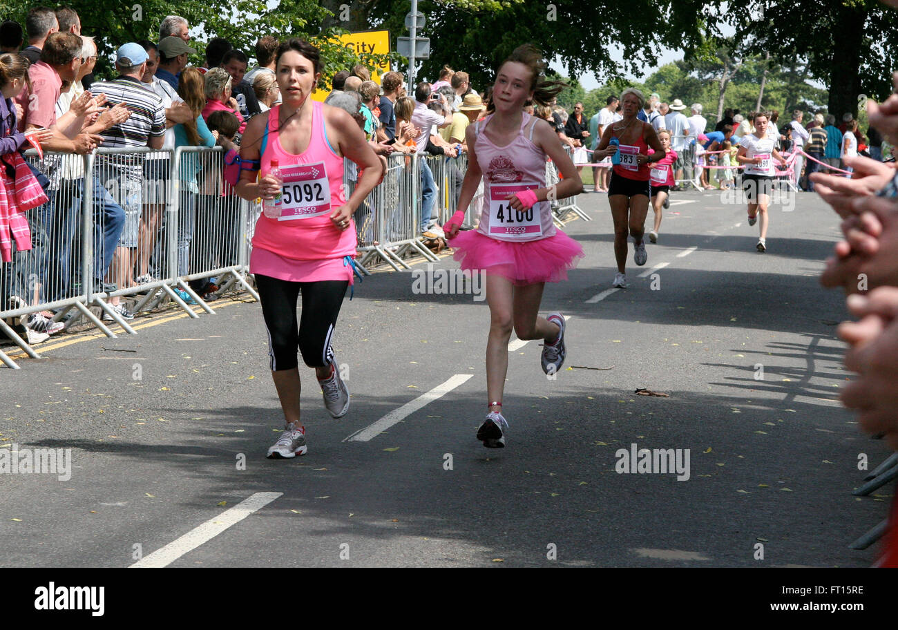 Marathon runners Stock Photo