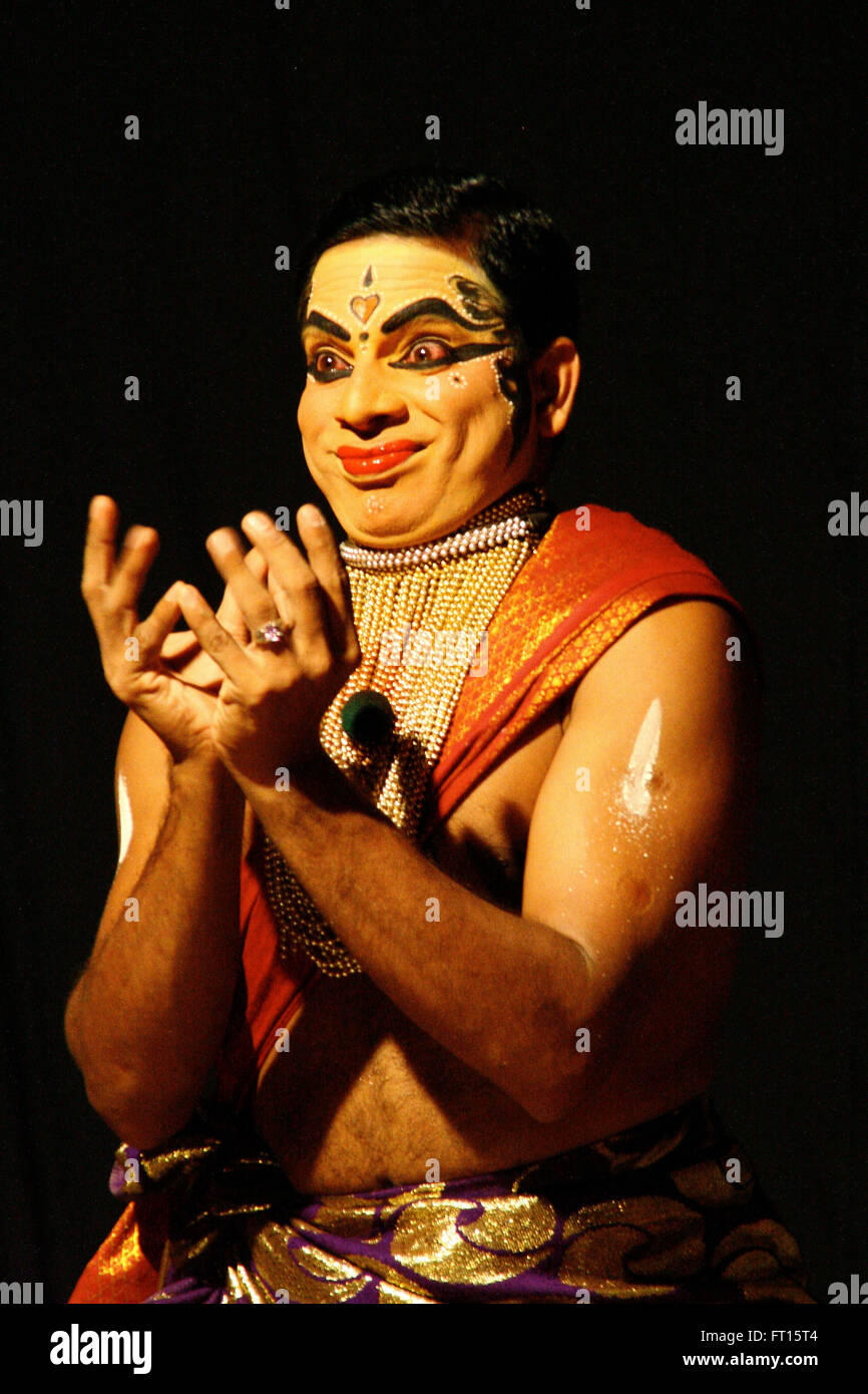 Kathakil performer Stock Photo