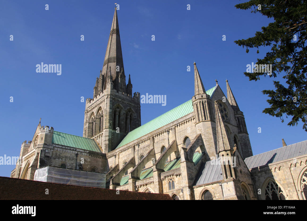 Chichester Cathedral West Sussex Stock Photo