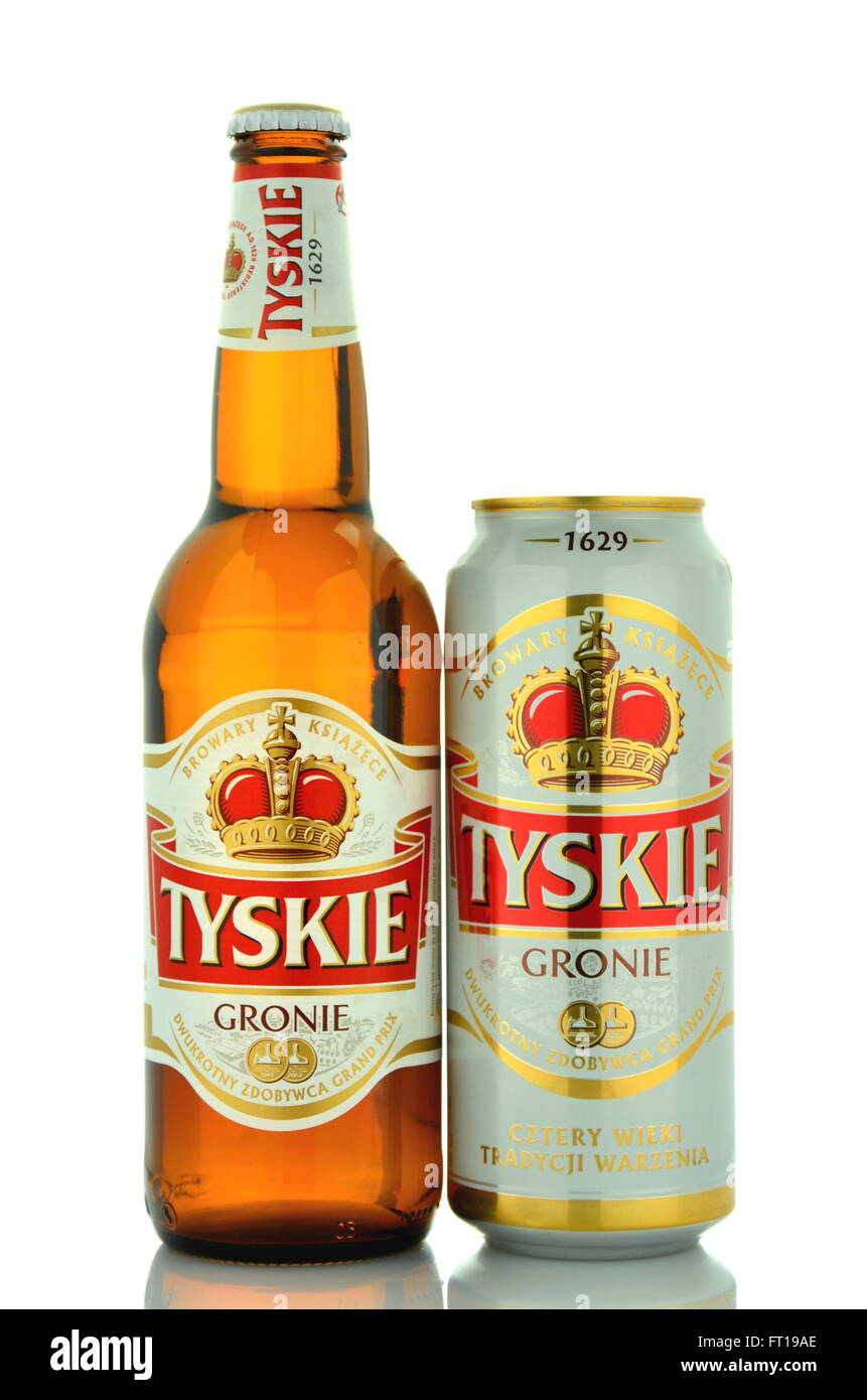 tyskie-beer-hi-res-stock-photography-and-images-alamy