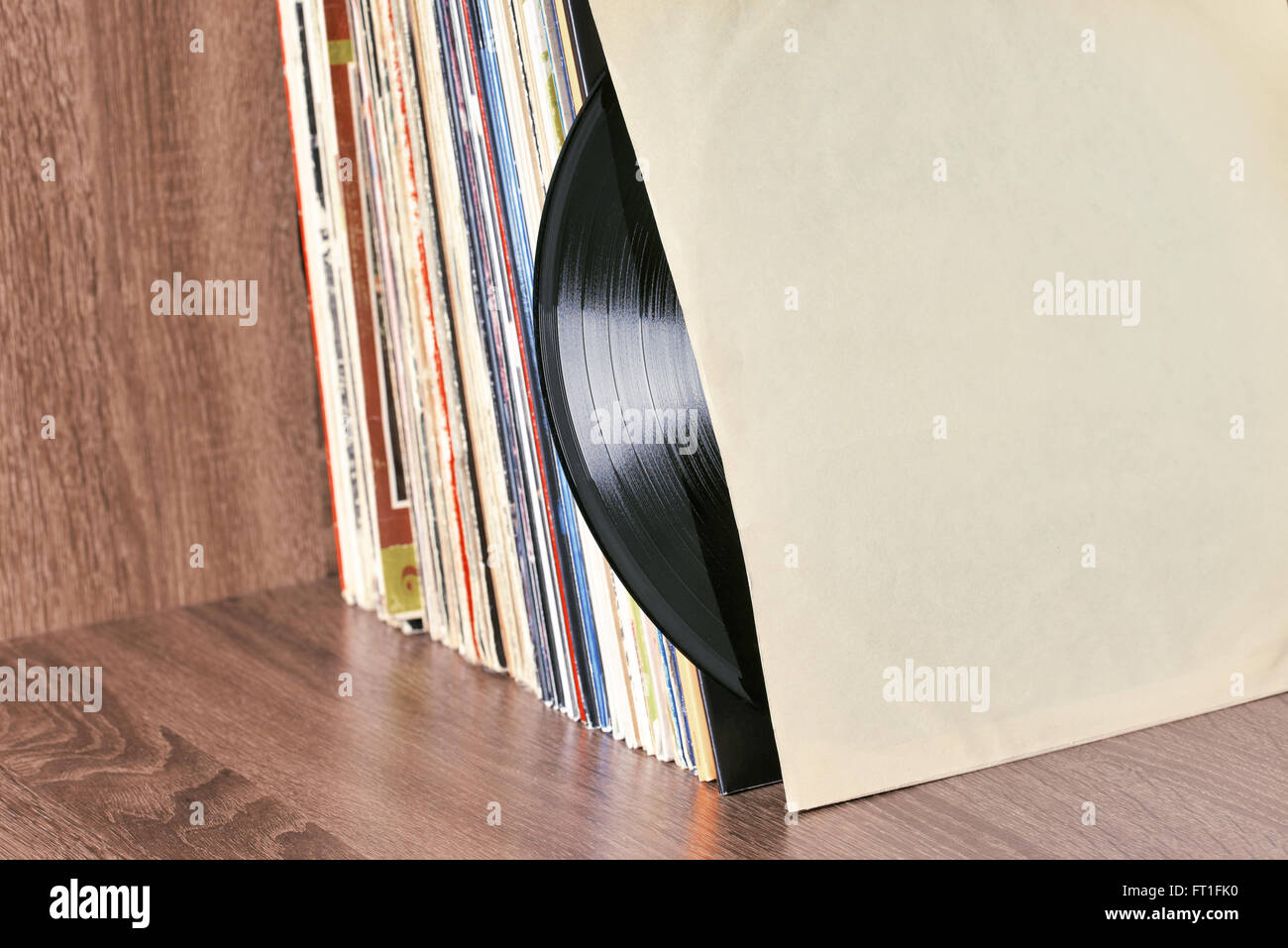 Old Vinyl records Stock Photo Alamy