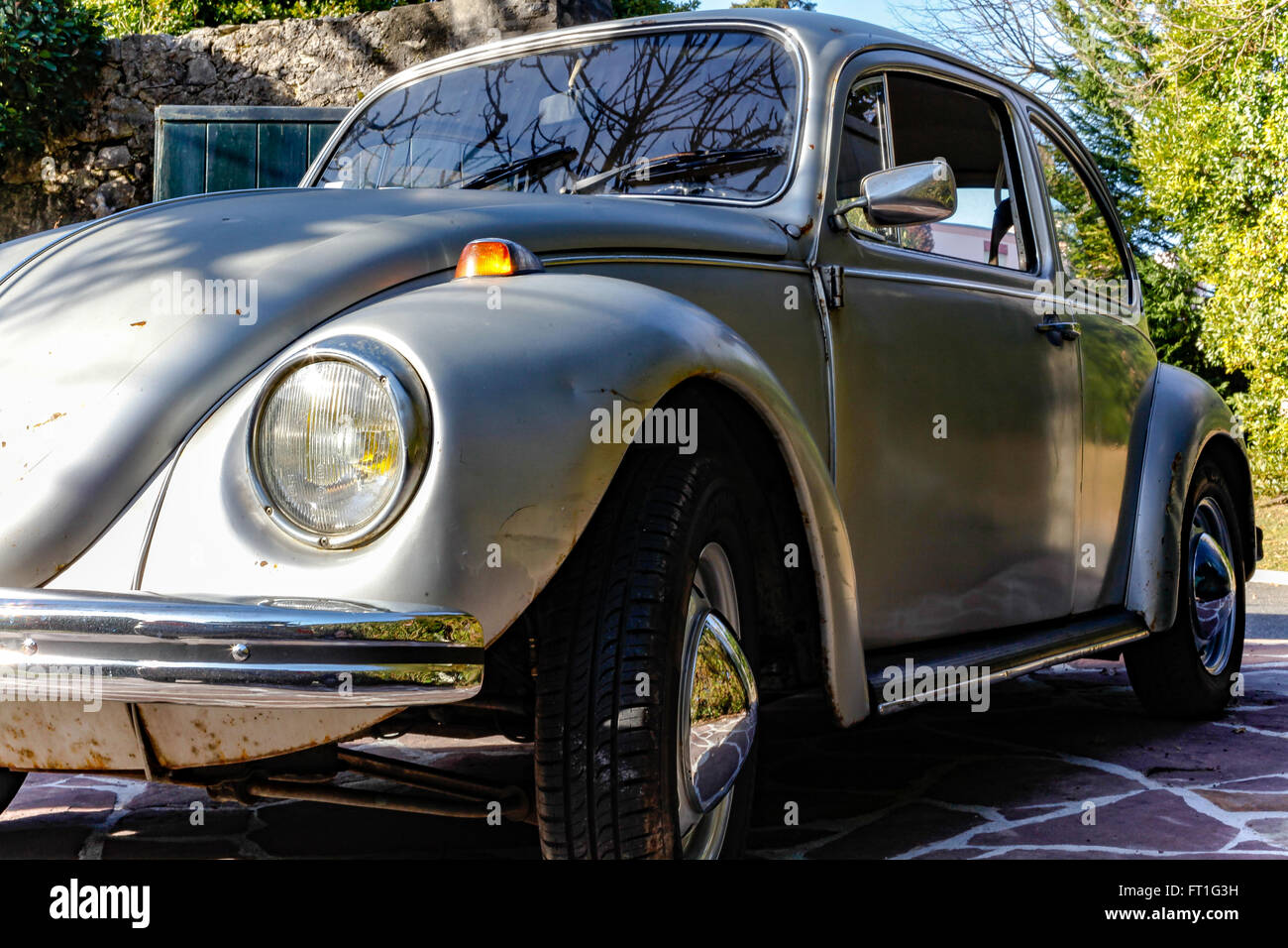 VW Beetle car Stock Photo