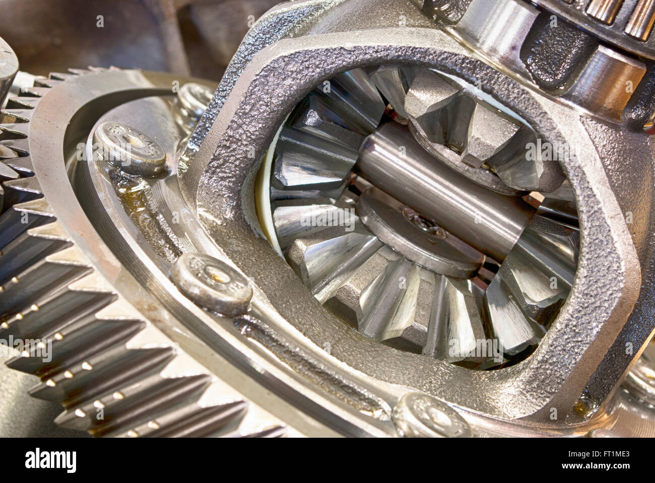 gearbox parts of a passenger's car in close up Stock Photo Alamy