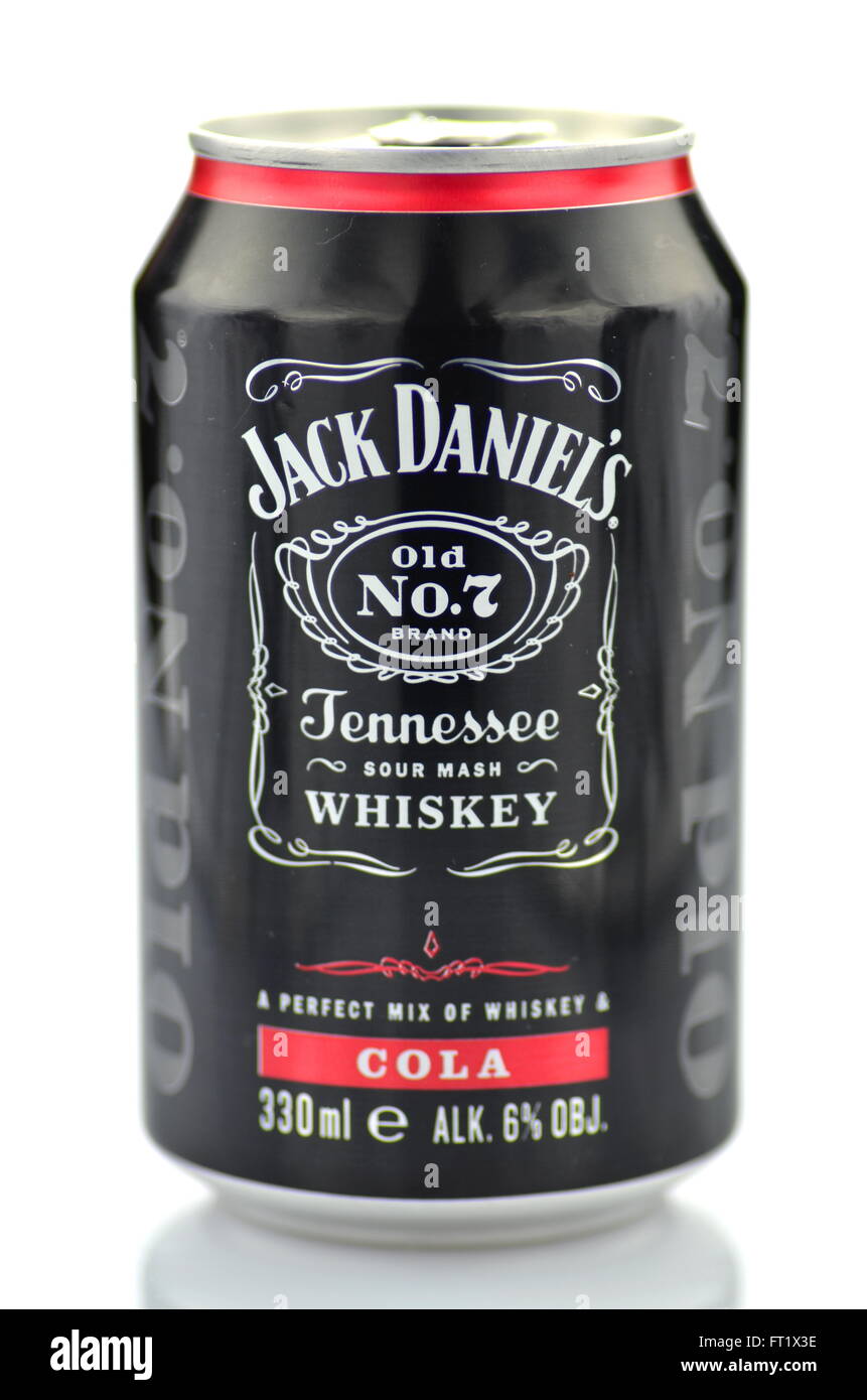 Jack daniels whiskey cola hi-res stock photography and images - Alamy