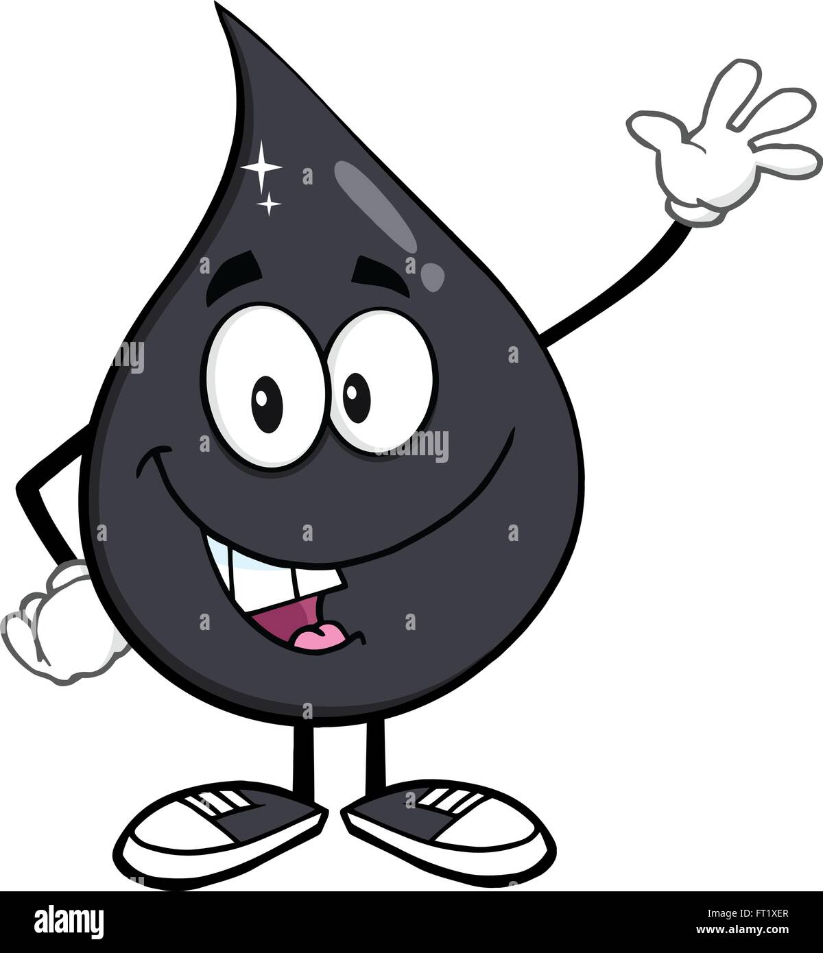 Drop of grease Stock Vector Images - Alamy