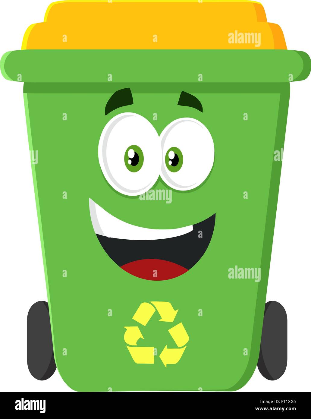 Cartoon drawing trash can hi-res stock photography and images - Page 4 -  Alamy