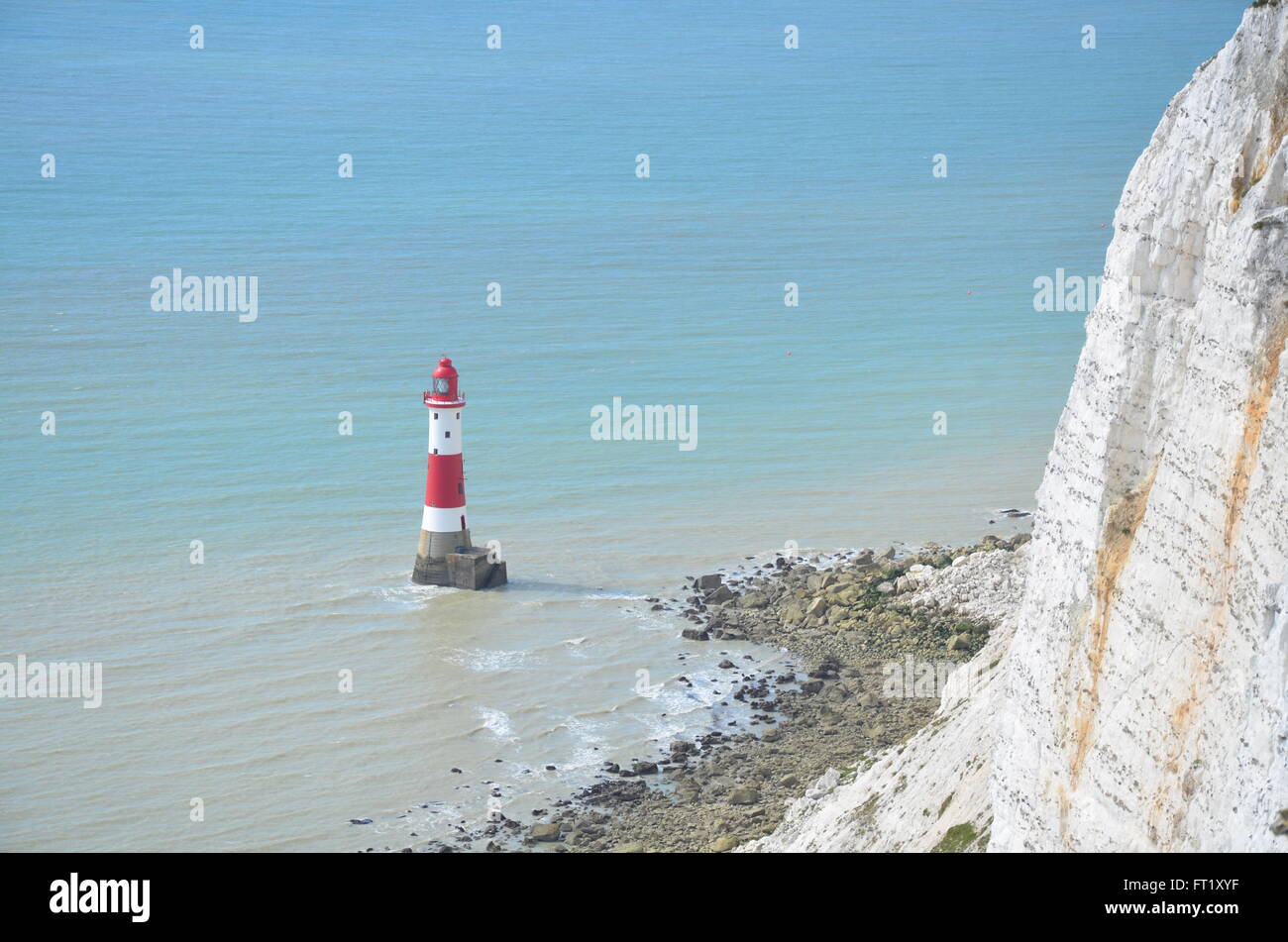 Lighthouse in Southern England Stock Photo