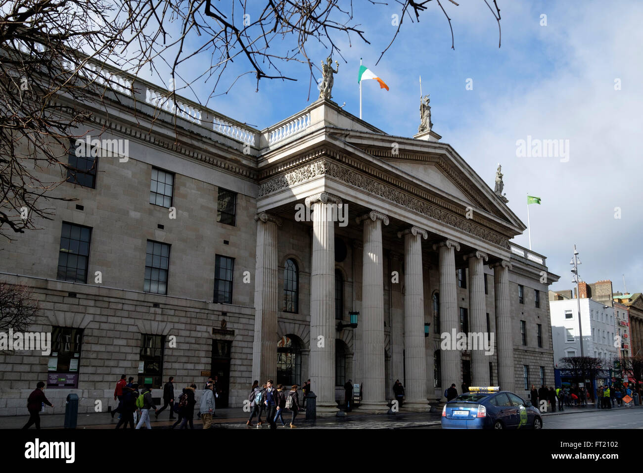 General Post Office at O'Connell street in Dublin, Republic of Ireland, Europe Stock Photo