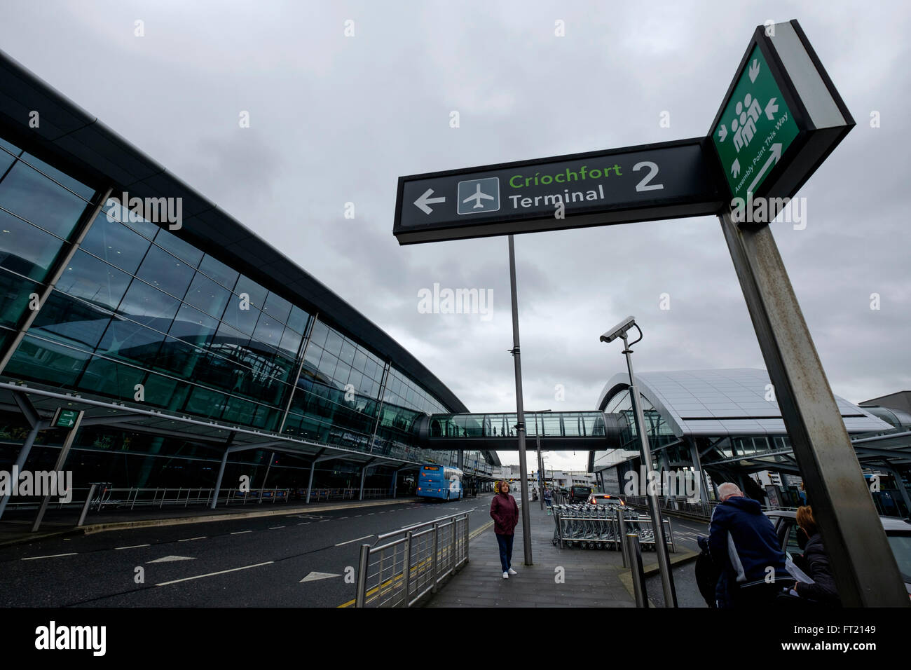 Dublin Airport Terminal 2 in Dublin, Republic of Ireland, Europe Stock Photo