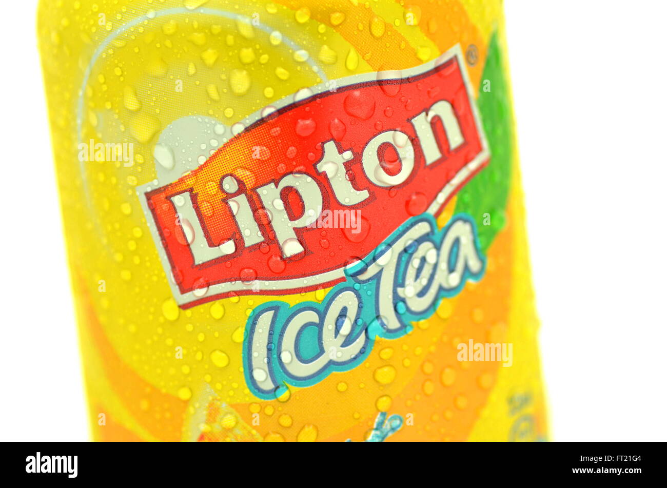 Lipton Ice Tea drink. Lipton Ice Tea is a brand sold by Lipton Stock