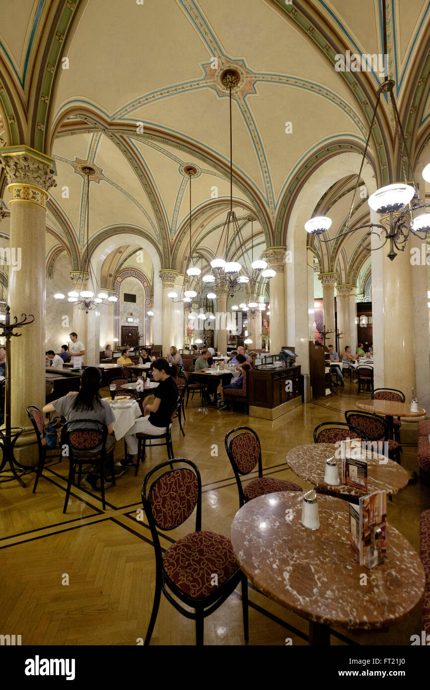 Café Central, a traditional Viennese café in Vienna, Austria, Europe Stock Photo