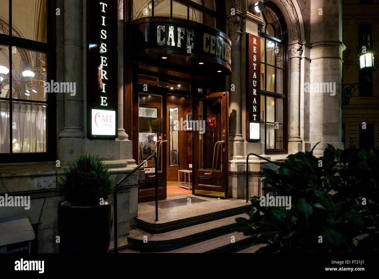 Café Central, a traditional Viennese café in Vienna, Austria, Europe Stock Photo