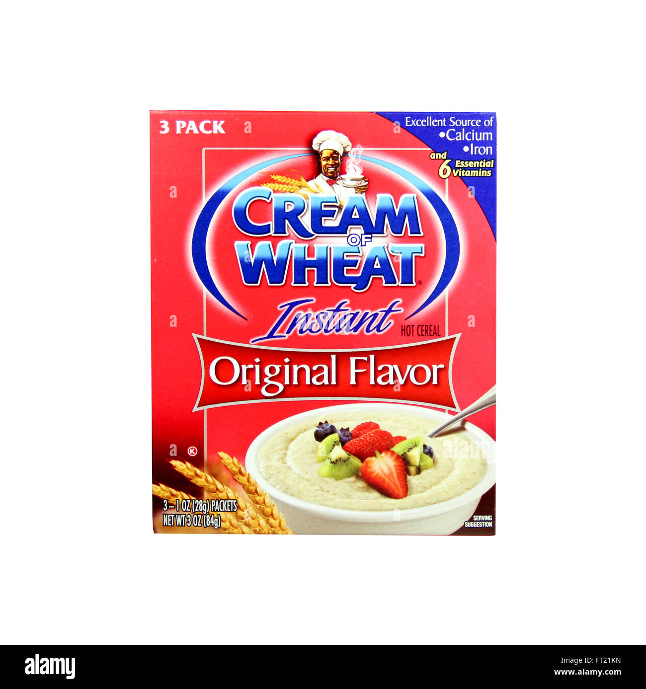 SPENCER , WISCONSIN FEBRUARY 5, 2014 box of Cream of Wheat Instant Cereal. Cream of Wheat is