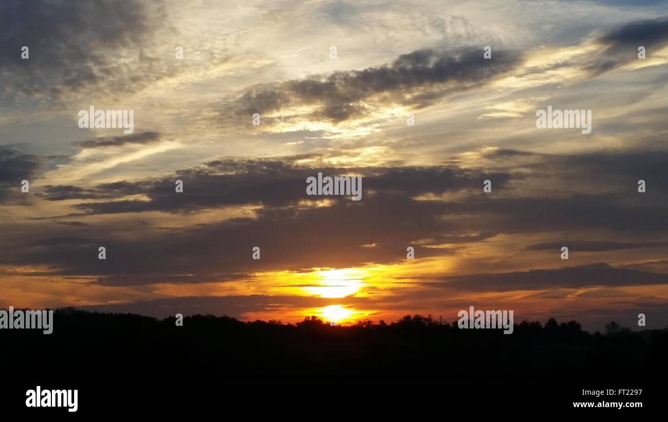 Beautiful sunset sky Stock Photo - Alamy