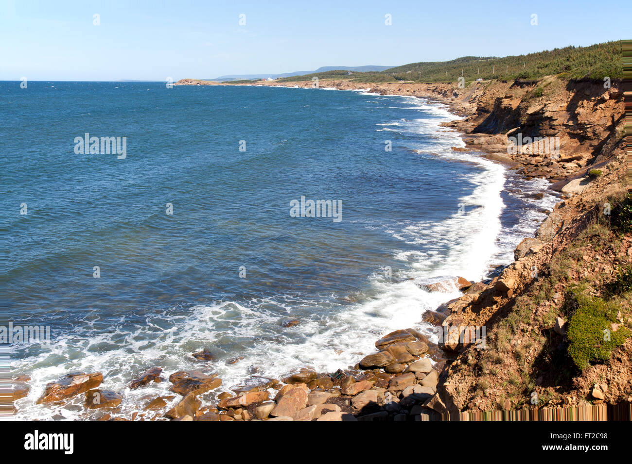 cape breton coastline nova scotia Stock Photo