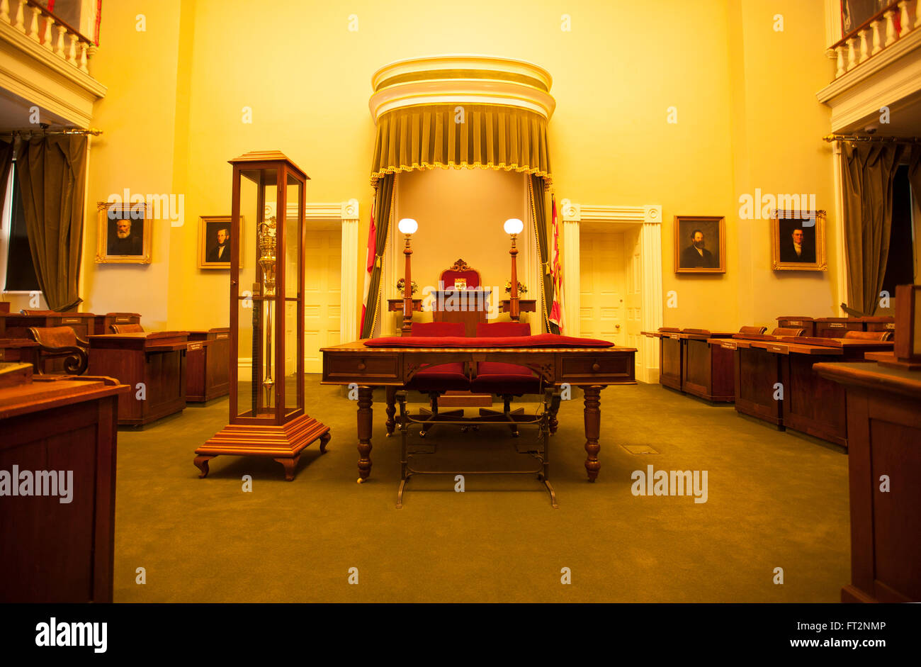 counsel chambers inside provincial house in pei Stock Photo