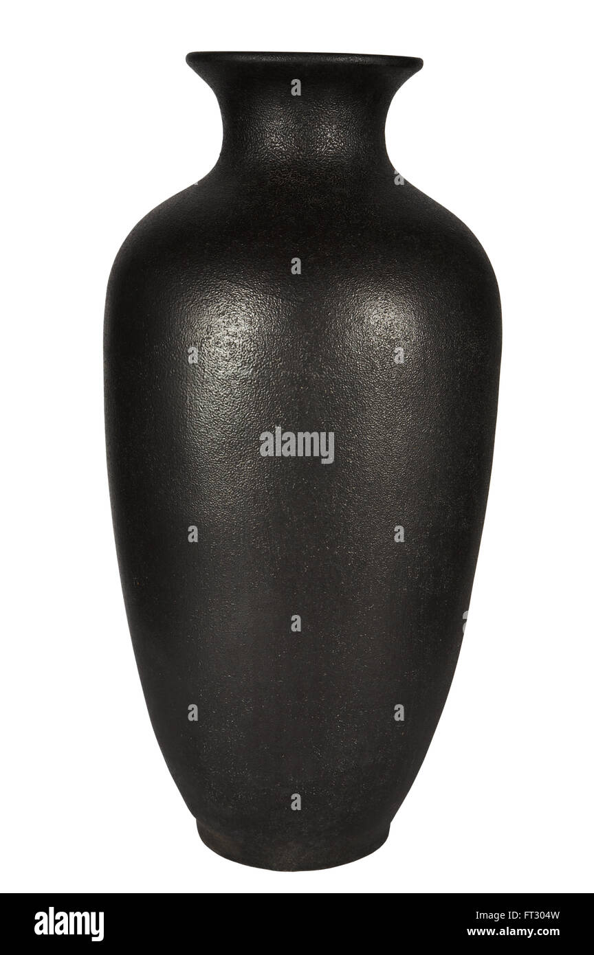 Beautiful ancient vase on a white background Stock Photo - Alamy