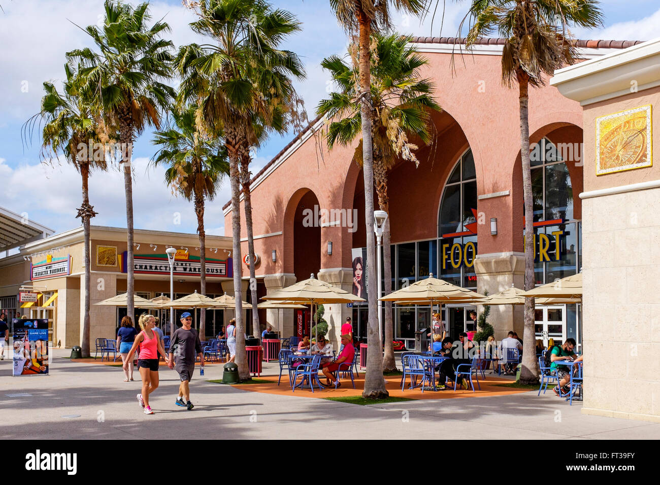 Premium Shopping Outlet at International Drive, Orlando, Florida, USA Stock Photo