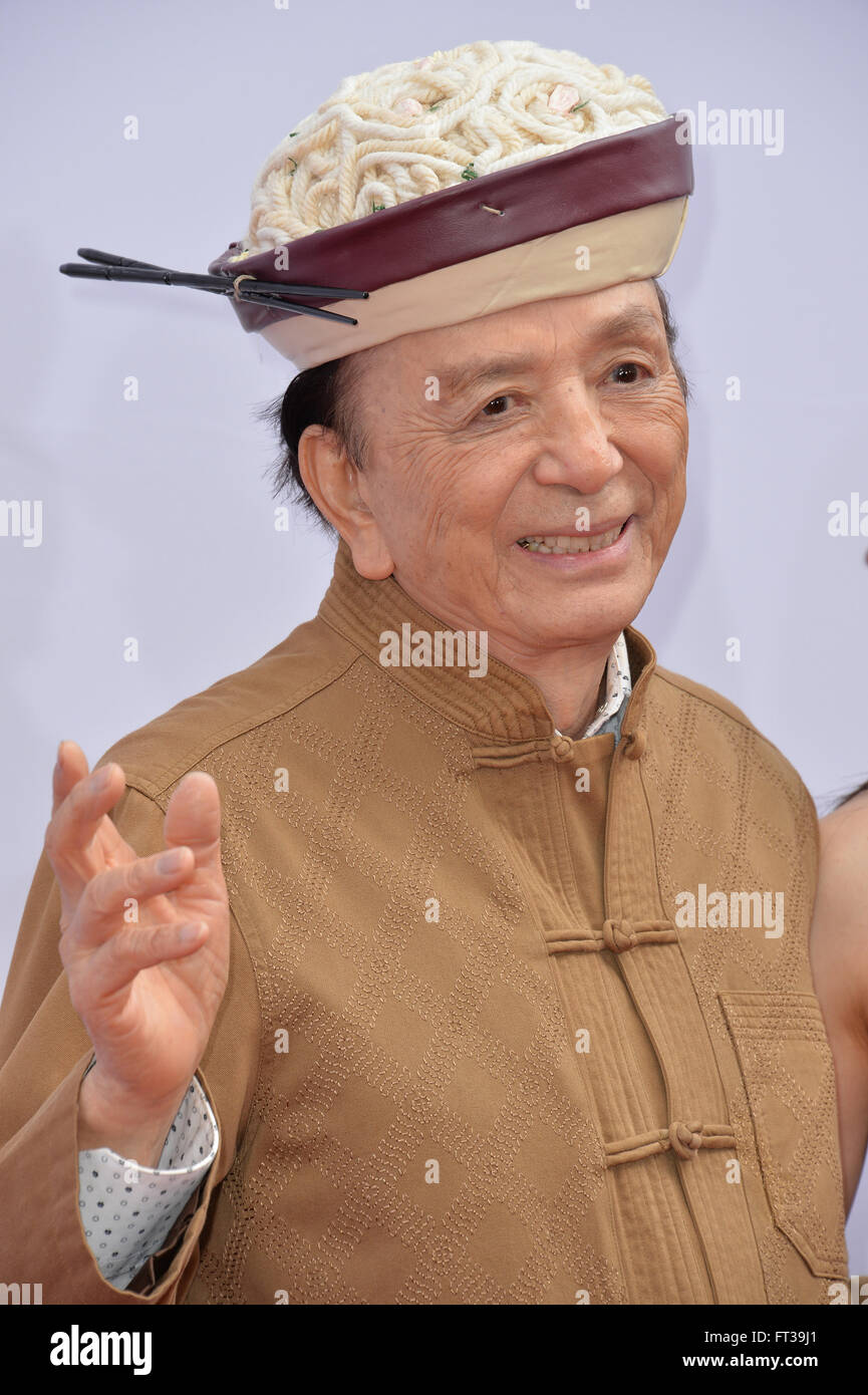 LOS ANGELES, CA JANUARY 16, 2016 Actor James Hong at the world