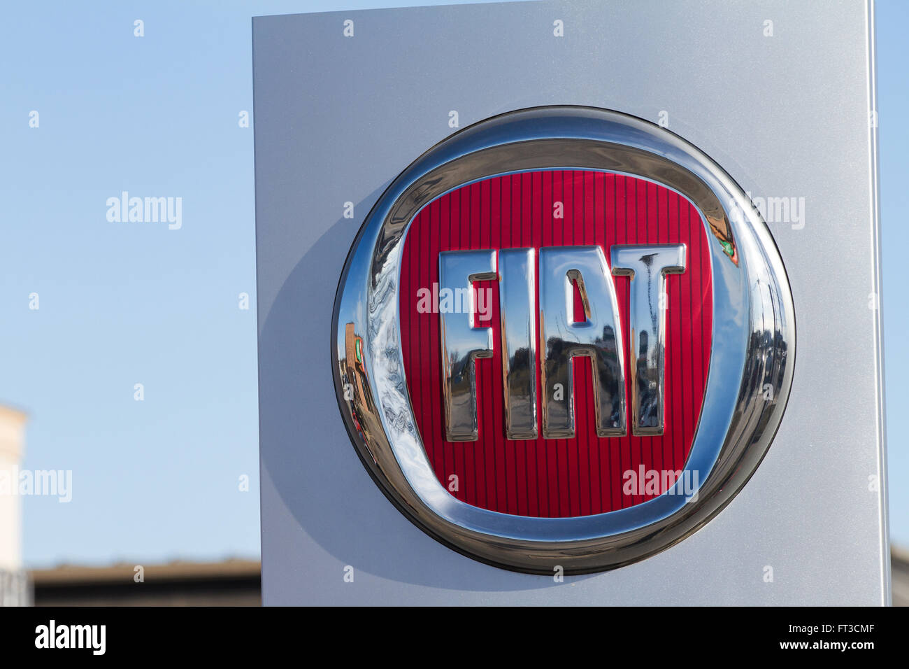 Italian car company Fiat's car dealership in Kingston, Ont., on March
