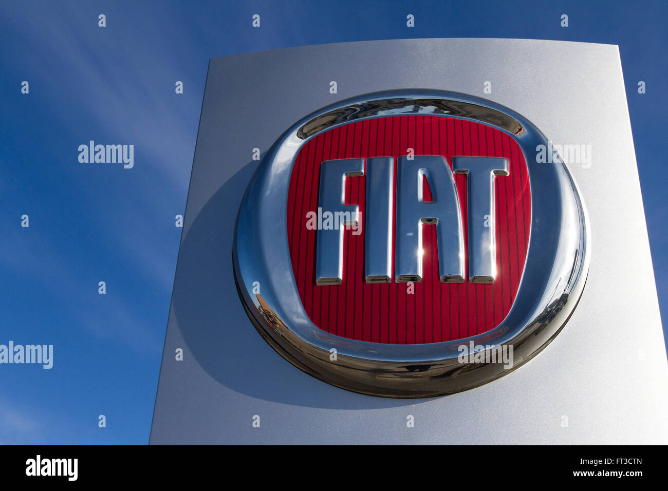 Italian car company Fiat's car dealership in Kingston, Ont., on March