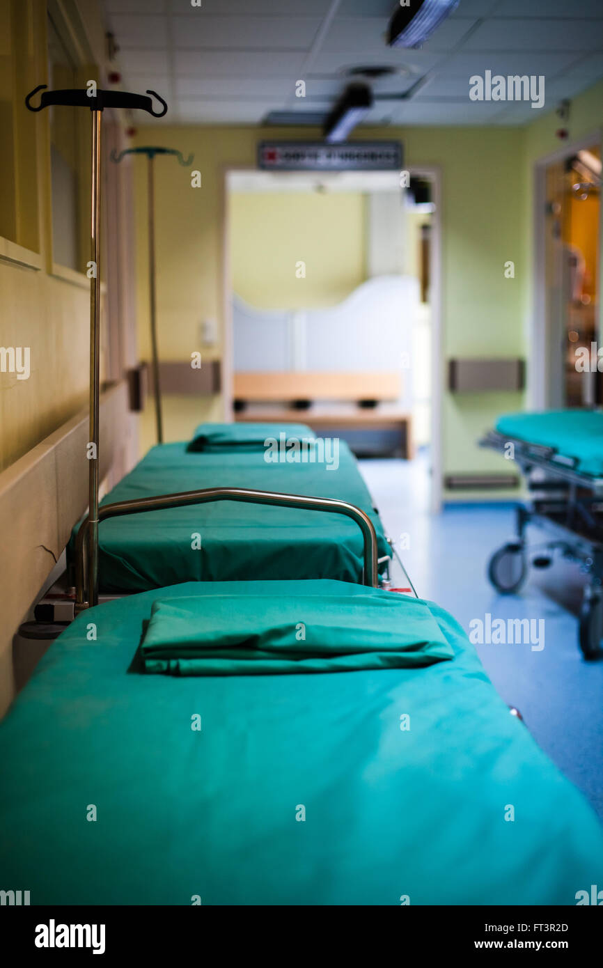 Hospital beds Stock Photo Alamy