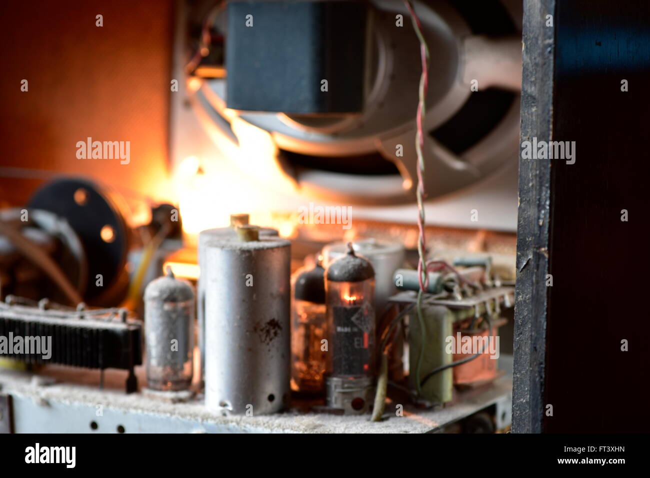 Old Time Radio Stock Photo - Alamy