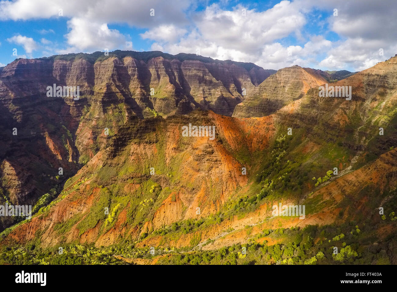 Waimea Canyon in Kauai Stock Photo