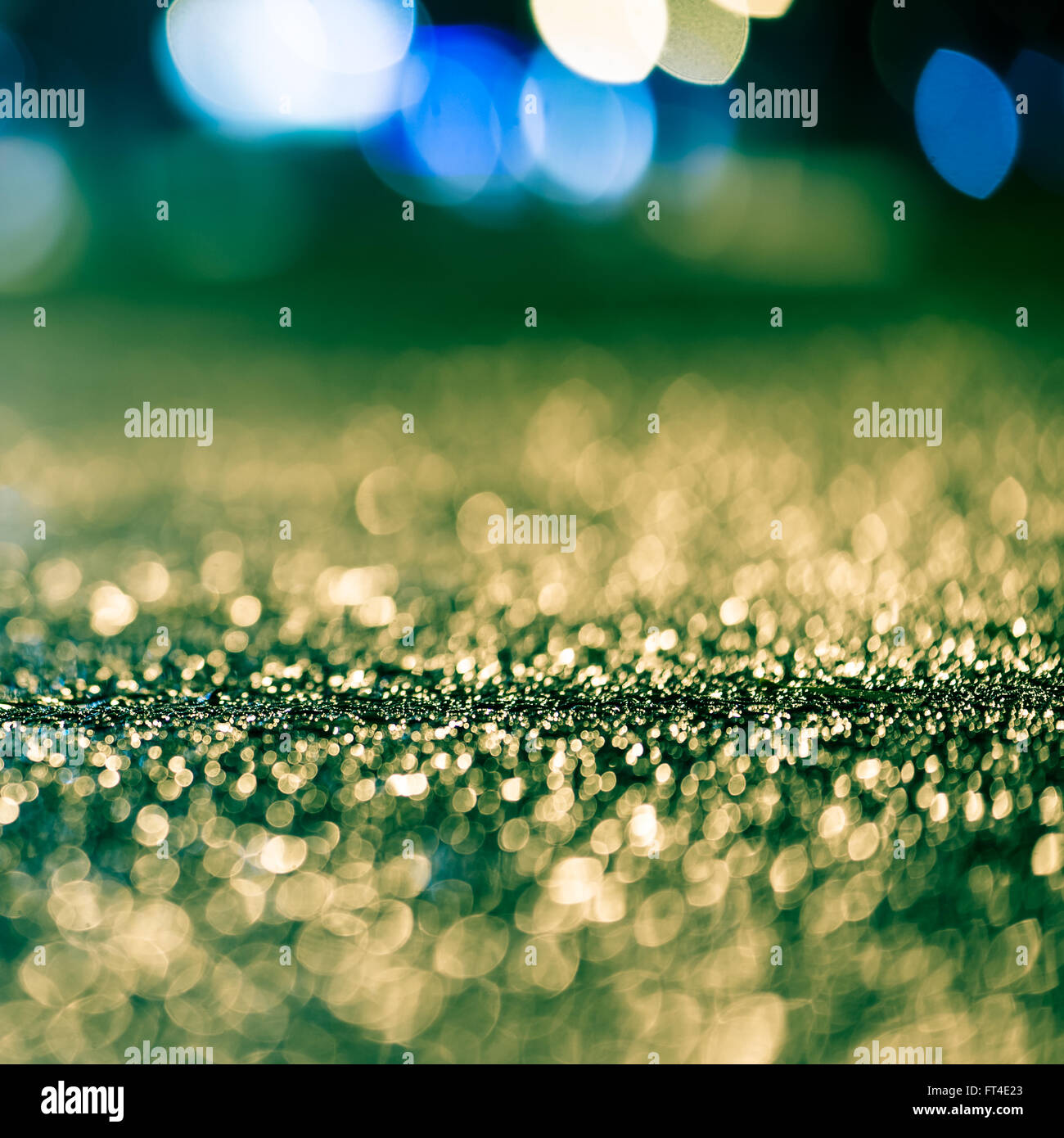 Abstract colorful blurry bokeh background. Stock Photo