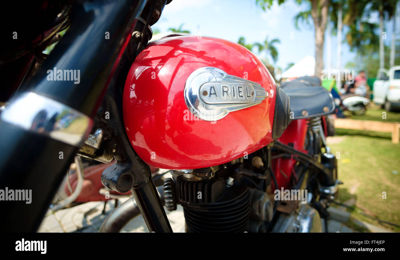 Annual custom bike and car show Thailand. Stock Photo