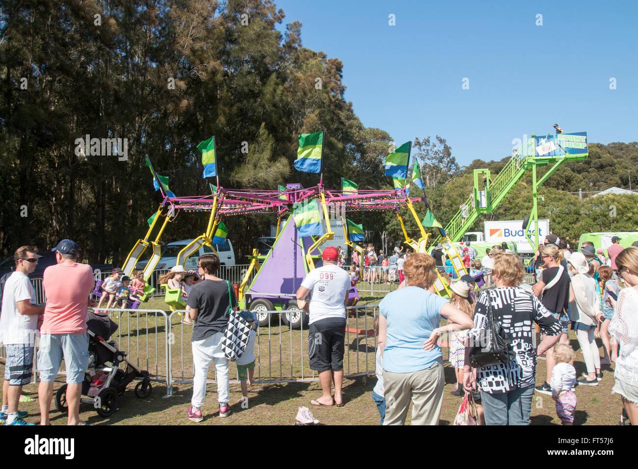 australian primary school fair fete day in Sydney,Australia Stock Photo