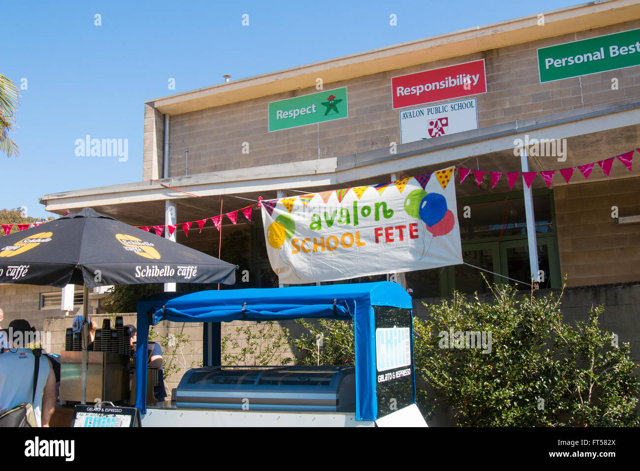 School fete at a school in Sydney,Australia Stock Photo