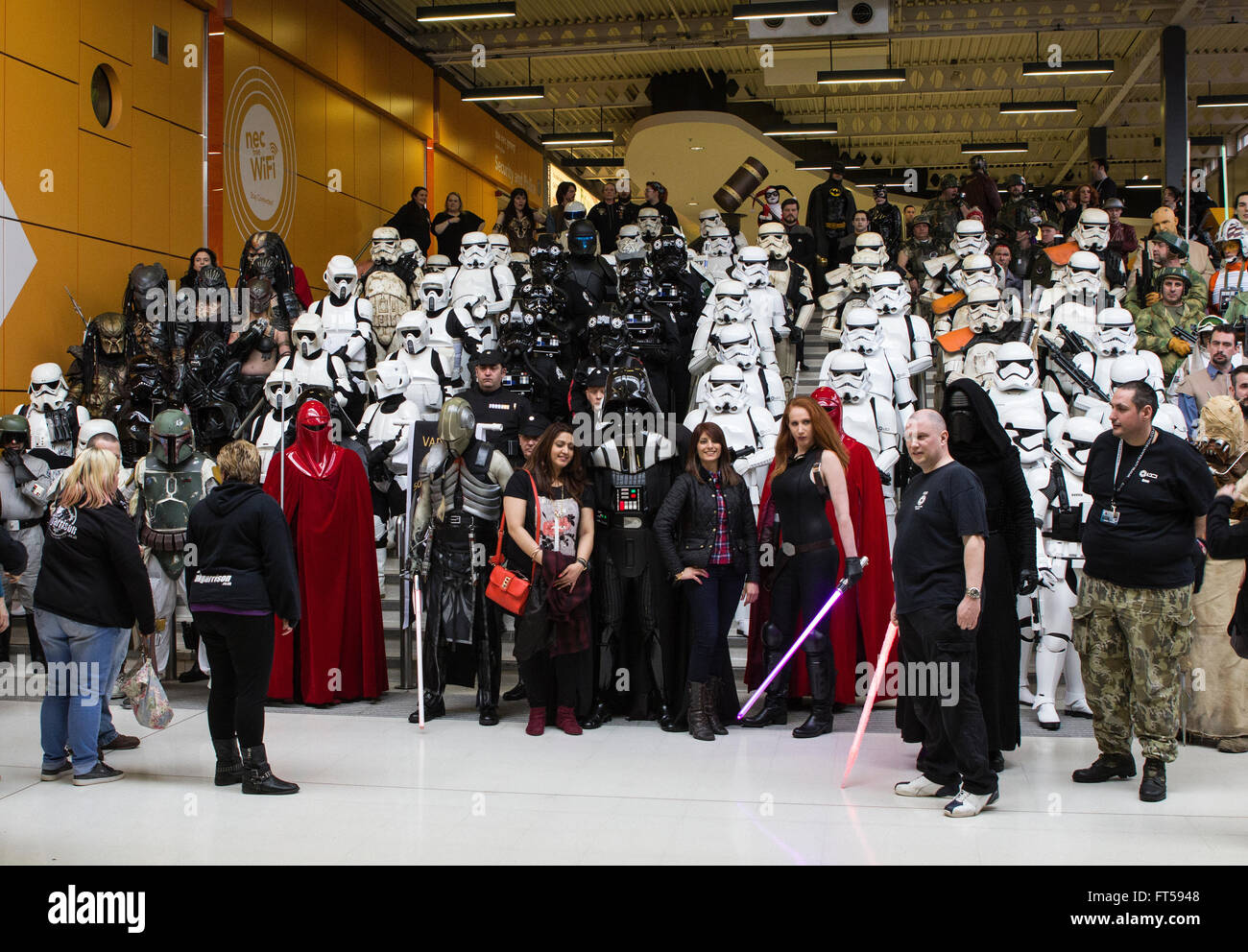 Star Wars characters at Cosplay event Stock Photo