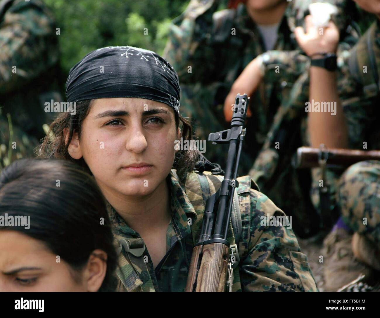 Female Fighters With The Kurdish YPG During Operations Against The female-fighters-with-the-kurdish-ypg-during-operations-against-the