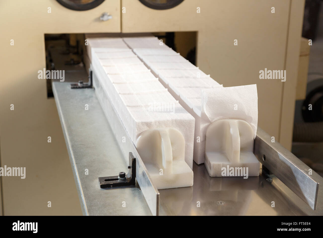Process of various paper products manufacturing indoors Stock Photo Alamy