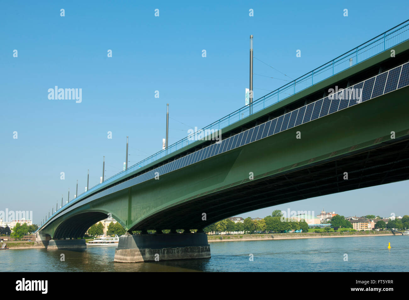 River rhine and kennedy bridge hi-res stock photography and images - Alamy