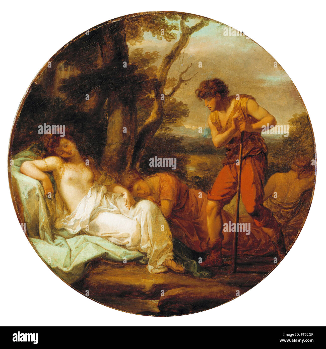 Angelica Kauffman - Cymon and Iphigenia - Gibbes Museum of Art Stock Photo