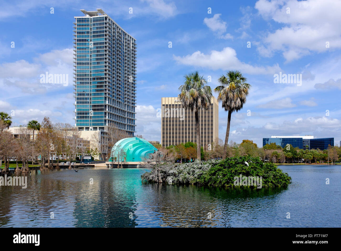 Downtown orlando florida buildings hires stock photography and images