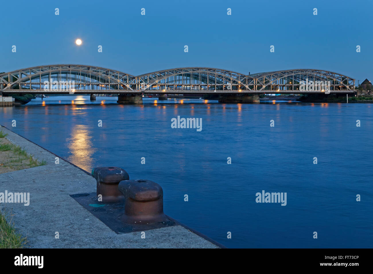 Freihafenelbbrücke bridge across the Norderelbe, Port of Hamburg, Elbe, Hamburg, Germany, Europe Stock Photo