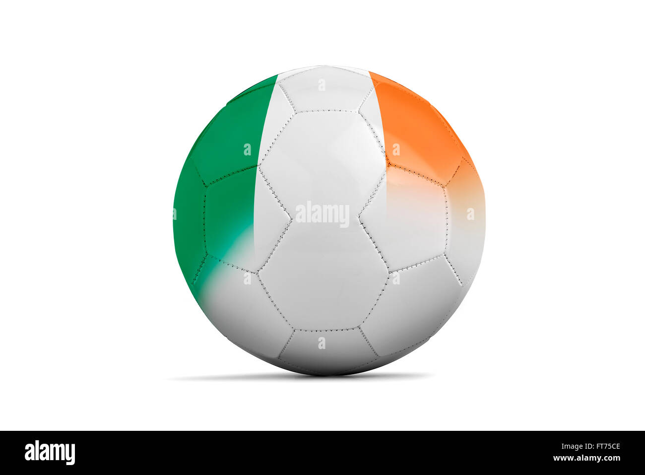Soccer balls with team flags, Football Euro 2016. Group E, Ireland