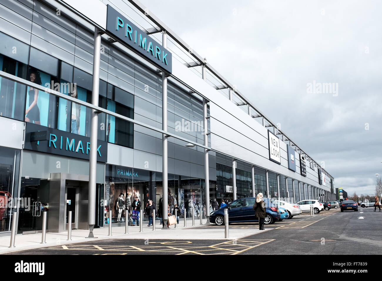Primark store at retail park in Milton Keynes Buckinghamshire UK Stock
