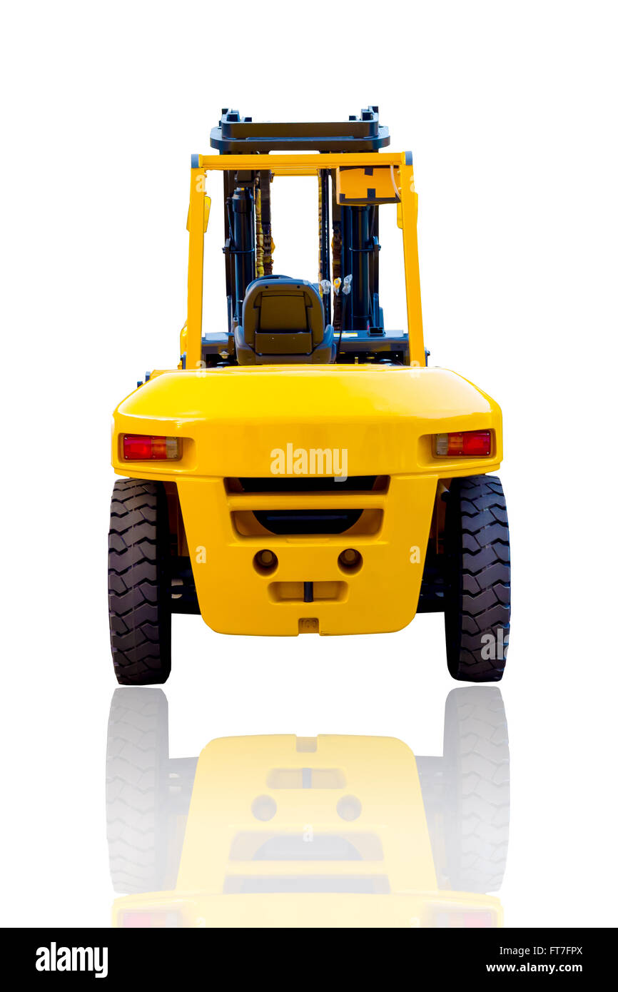 the rear of the forklift Stock Photo Alamy