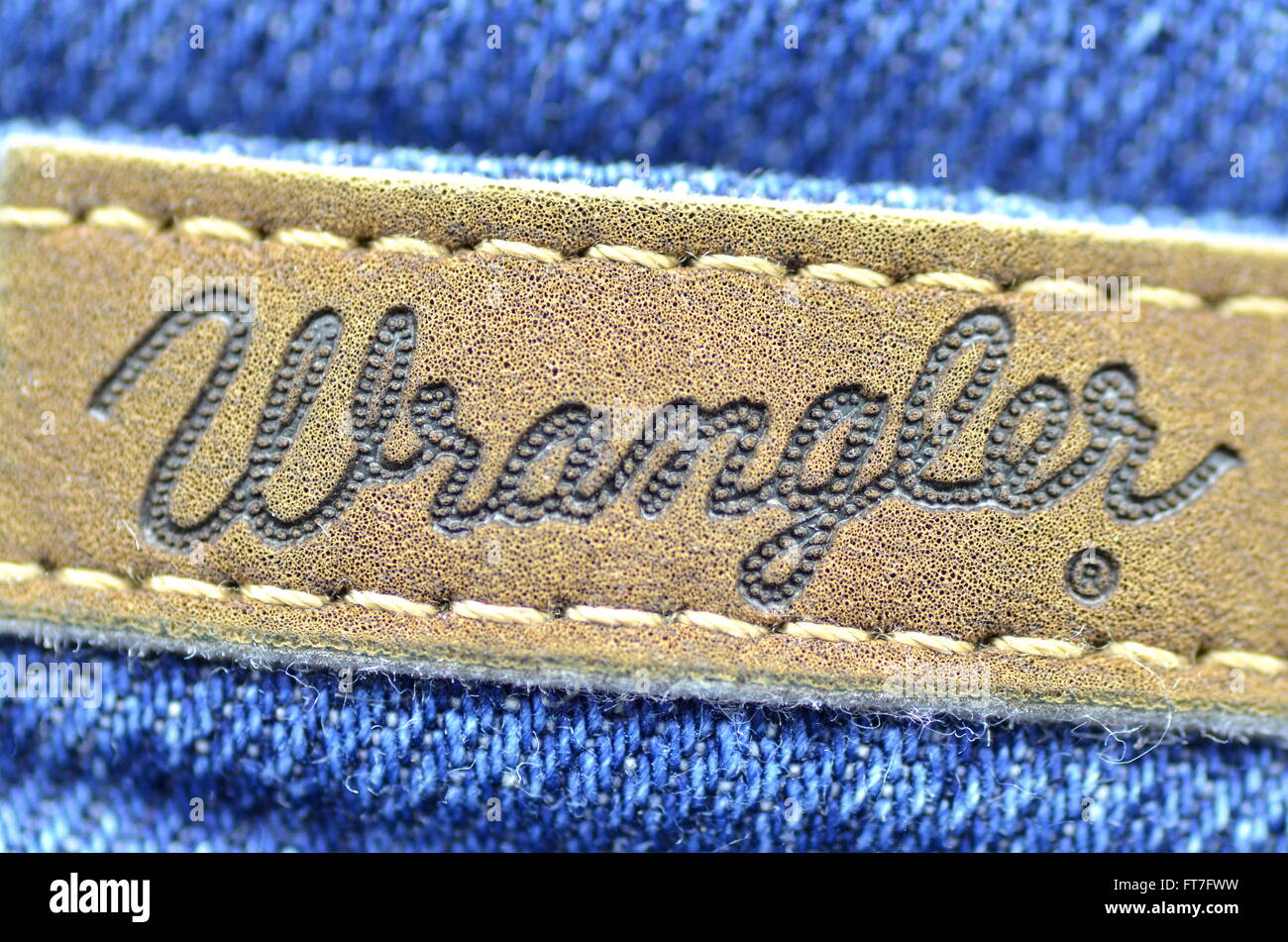 Wrangler Logo Stock Photos & Wrangler Logo Stock Images - Alamy