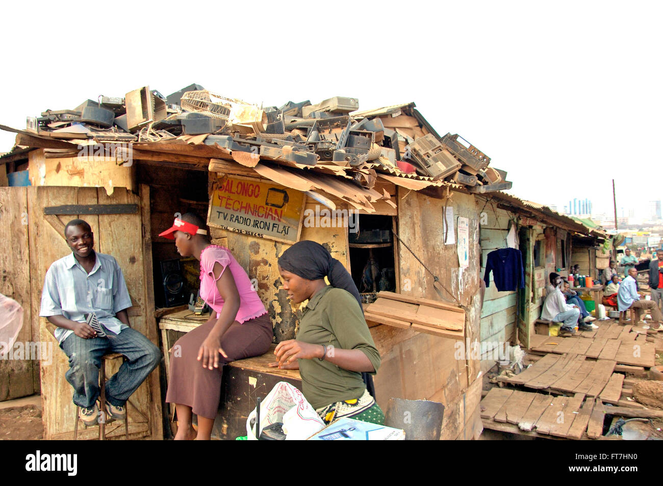 Kampala, Uganda11 April 2017. The way people life in Uganda. Man and