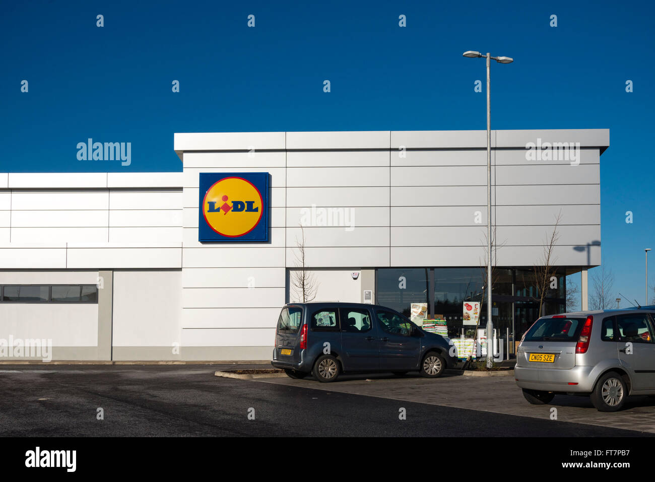 Lidl supermarket, UK Stock Photo Alamy